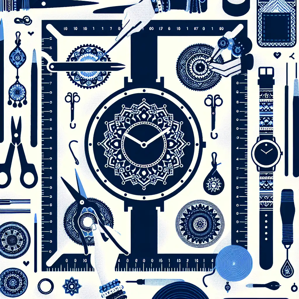 Membuat Aksesoris Jam dengan Sentuhan Bohemian