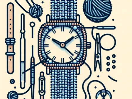 Kreasi Aksesoris Jam dengan Teknik Crochet